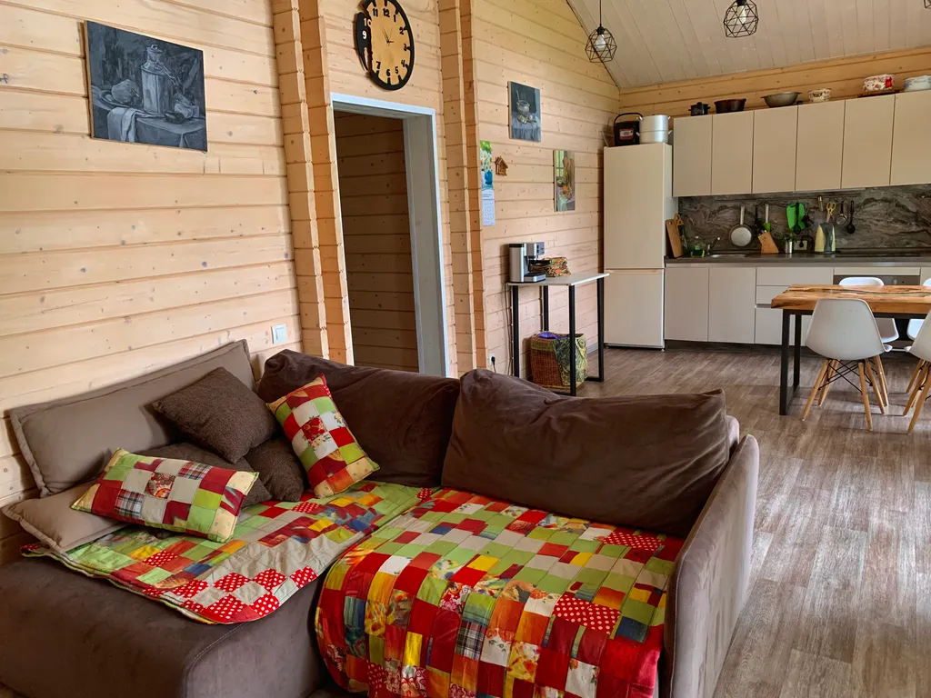 Дом с баней в сосновом бору