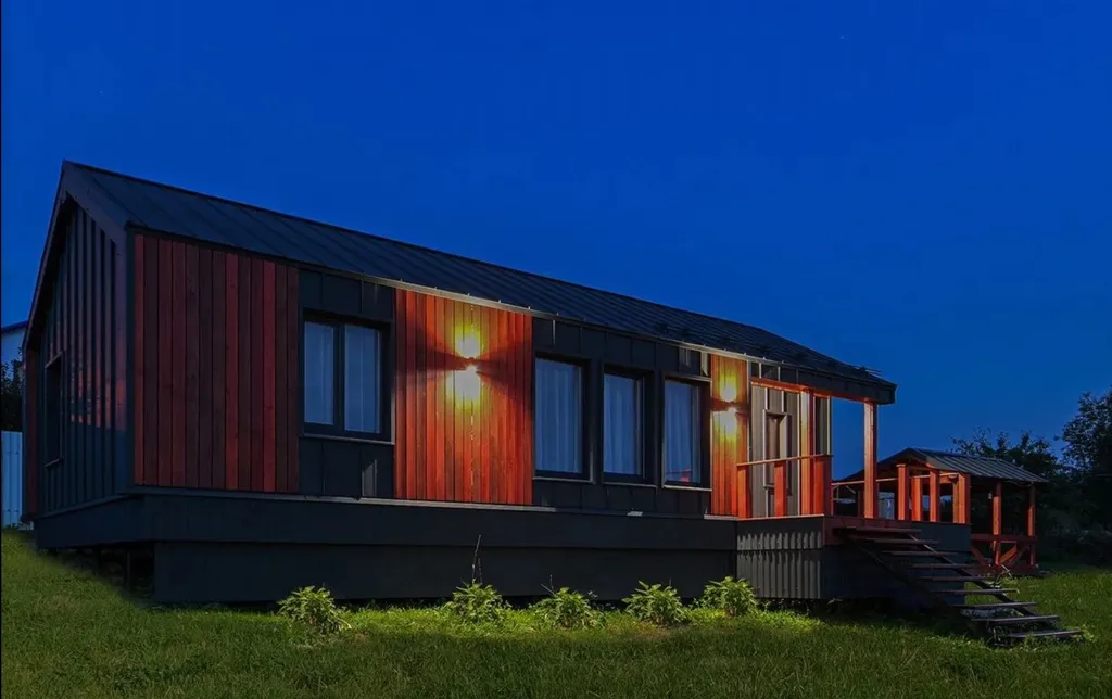 Дом рядом с озером