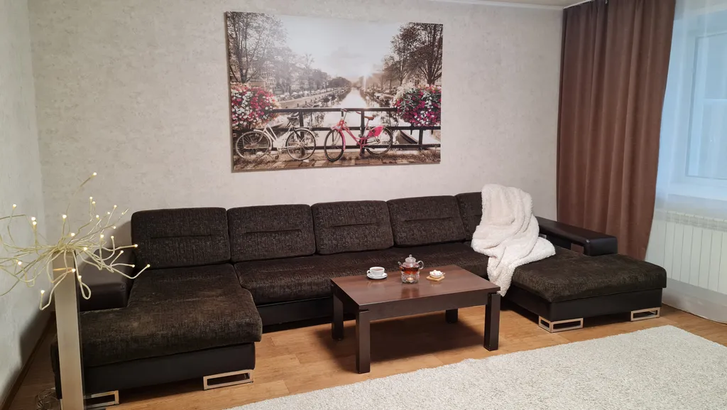 Очень уютная и просторная квартира