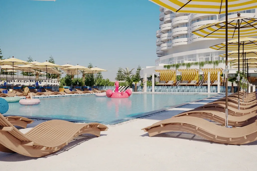 Апартаменты с отдельной спальней в закрытом апарт-отеле 4 *