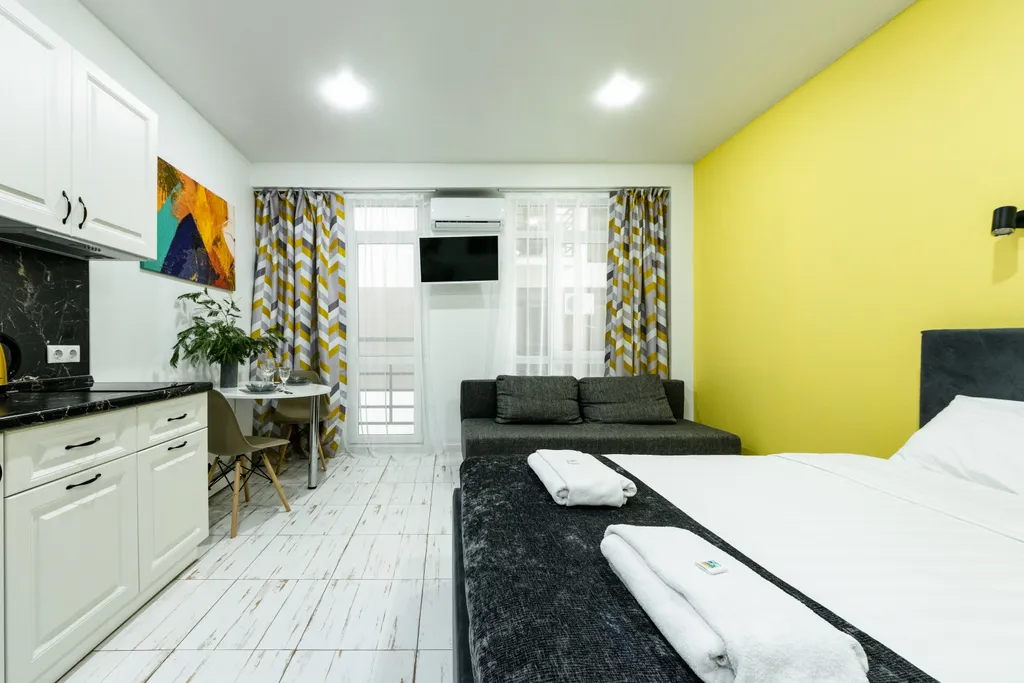 Светлая и современная студия в ЖК Сорренто Парк