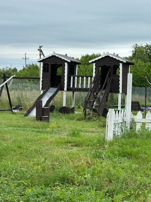 Дом в русском стиле Гжель