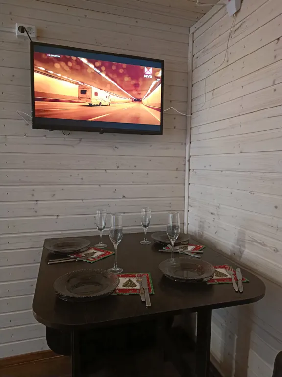 Домик с сауной у озера