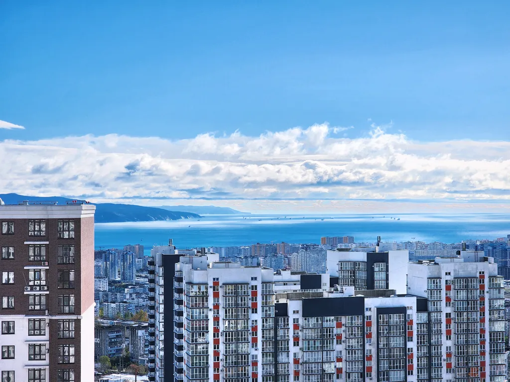 Просторные апартаменты с видом на море