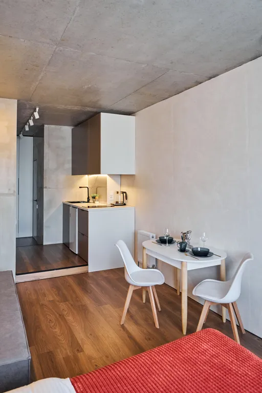 Апартаменты в стиле лофт для семейного отдыха, с проектом для фильмов