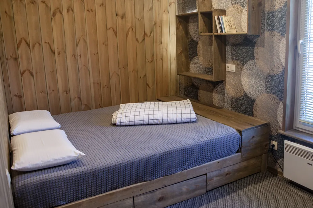 Барнхаус ВЕСНА с камином и баней