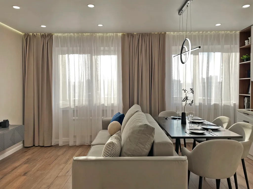 Апартаменты с видом на Оперный и новым ремонтом