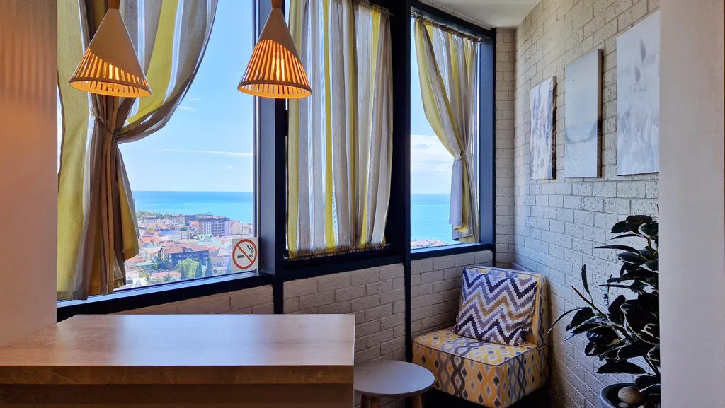 Квартира Новая двухкомнатная квартира с панорамными видами на море — Адлер