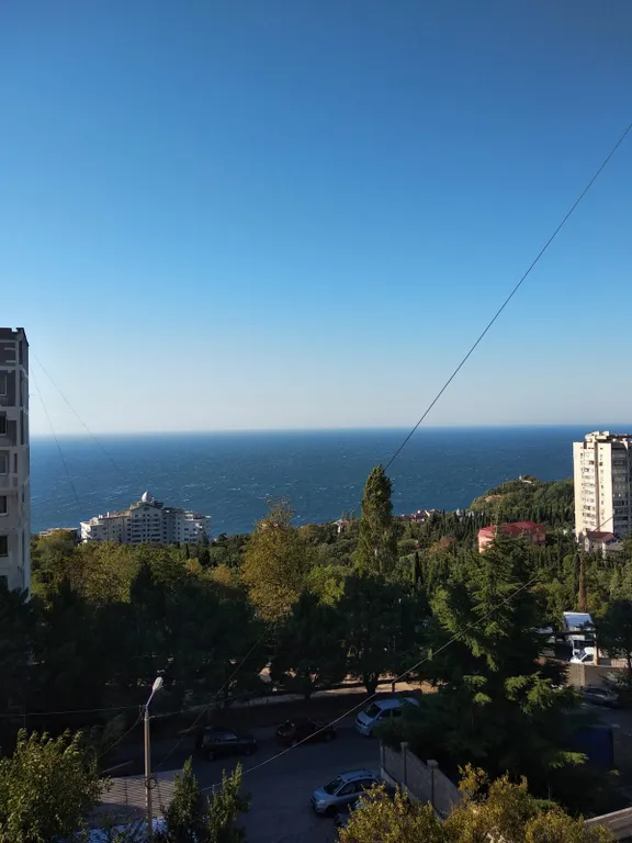 Солнечная квартира на ЮБК с видом на море — аренда посуточно в Гаспра