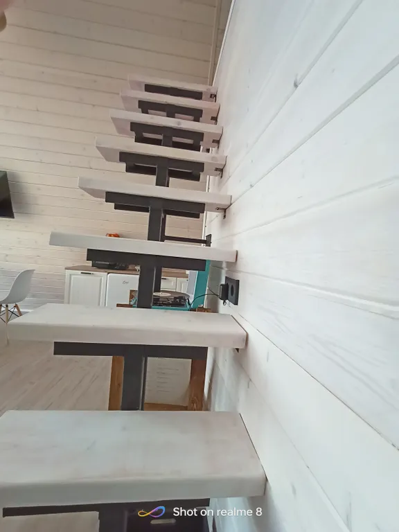 Домик А-фрейм с баней и купелью