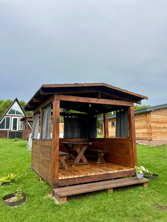 Стильный новый a-frame домик