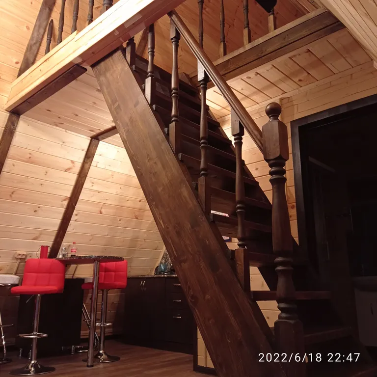 Коттедж Гостевой дом шале а-фрейм в ёлках с пятнистыми оленями и русской баней — Можайск