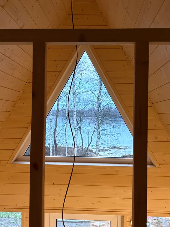 Гостевой дом в стиле А-фрейм Suvi в Карелии