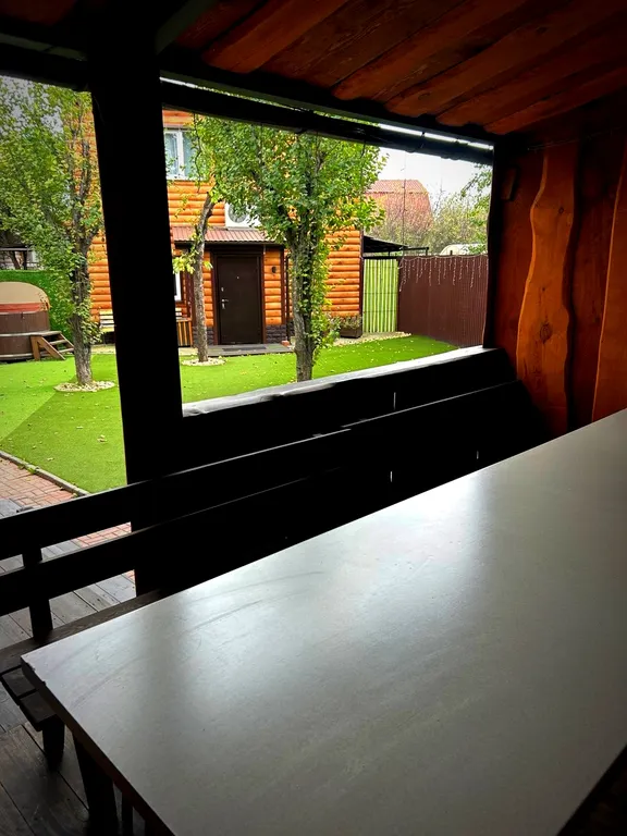 Дом с баней на дровах