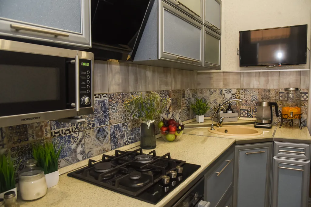 Квартира Просторная двухкомнатная квартира в доме Гумилёва — Кронштадт