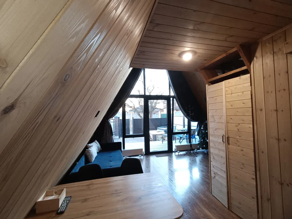 Aframe kmv дом с тёплым джакузи