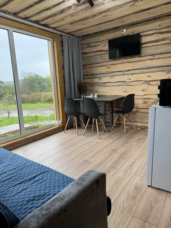 Дом с баней в лесу