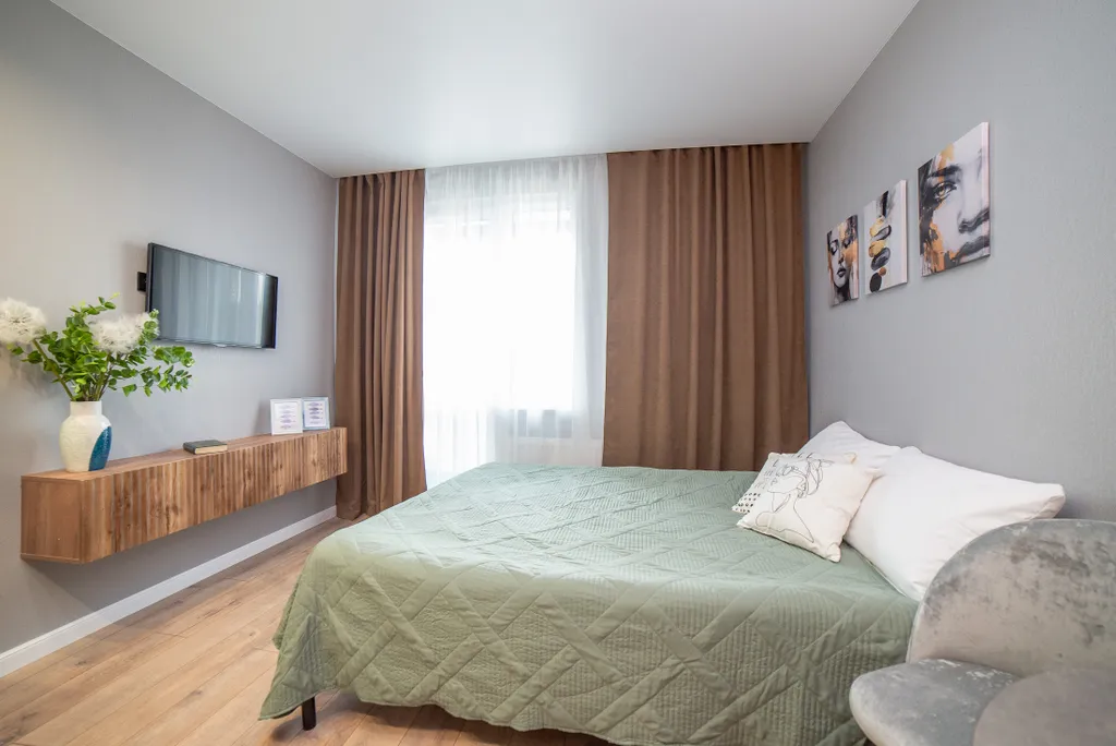 Студия с балконом на Отрадной 1 для двоих