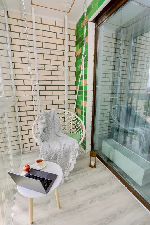 Очаровательная евродвушка с панорамным балконом