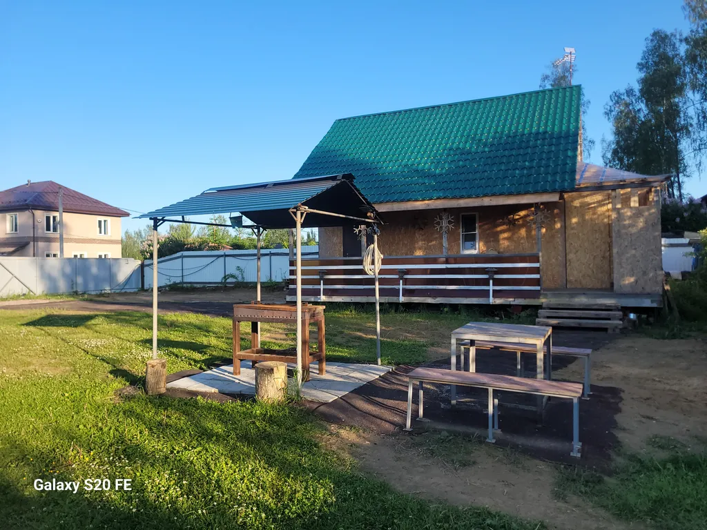 Уютный дом-баня для отдыха семьёй или небольшой компанией