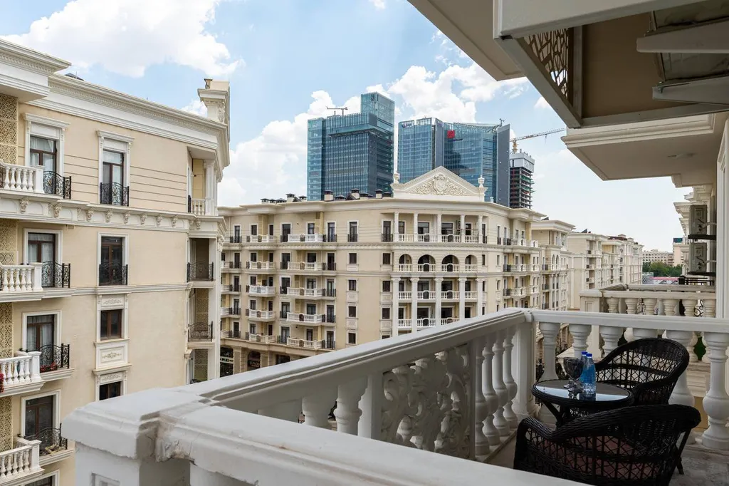 Квартира в Ташкент Сити на Бульваре рядом с фонтаном