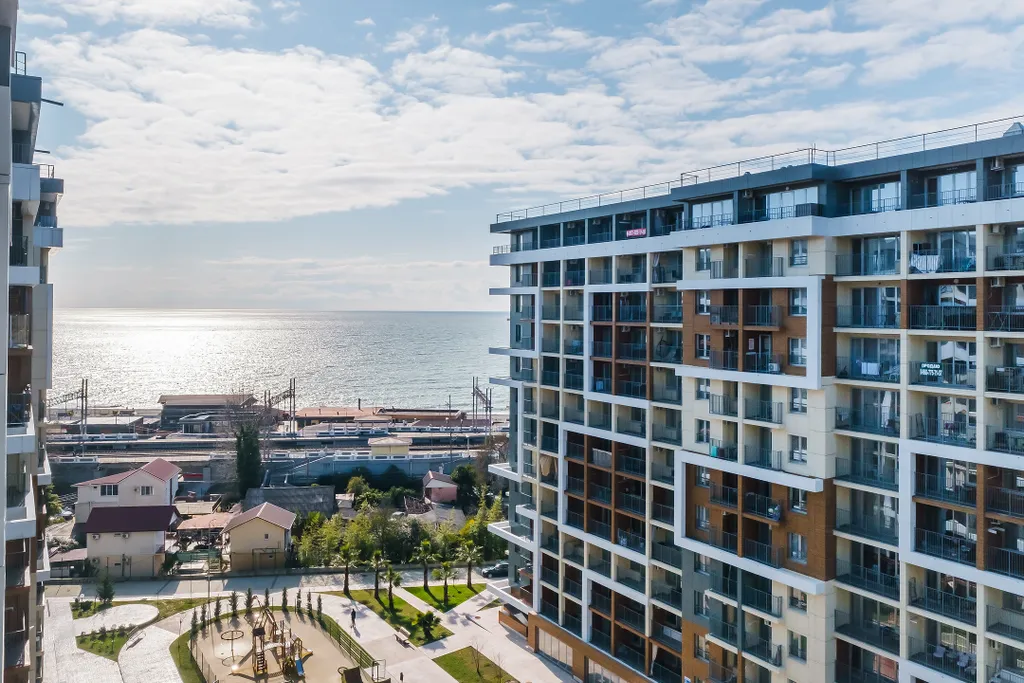 Евродвушка, балкон, вид на море