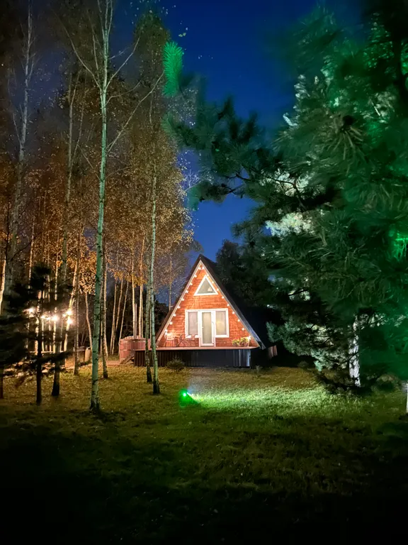 Коттедж Уютный Афрейм в лесной деревушке под Минском — аренда посуточно в Заславль