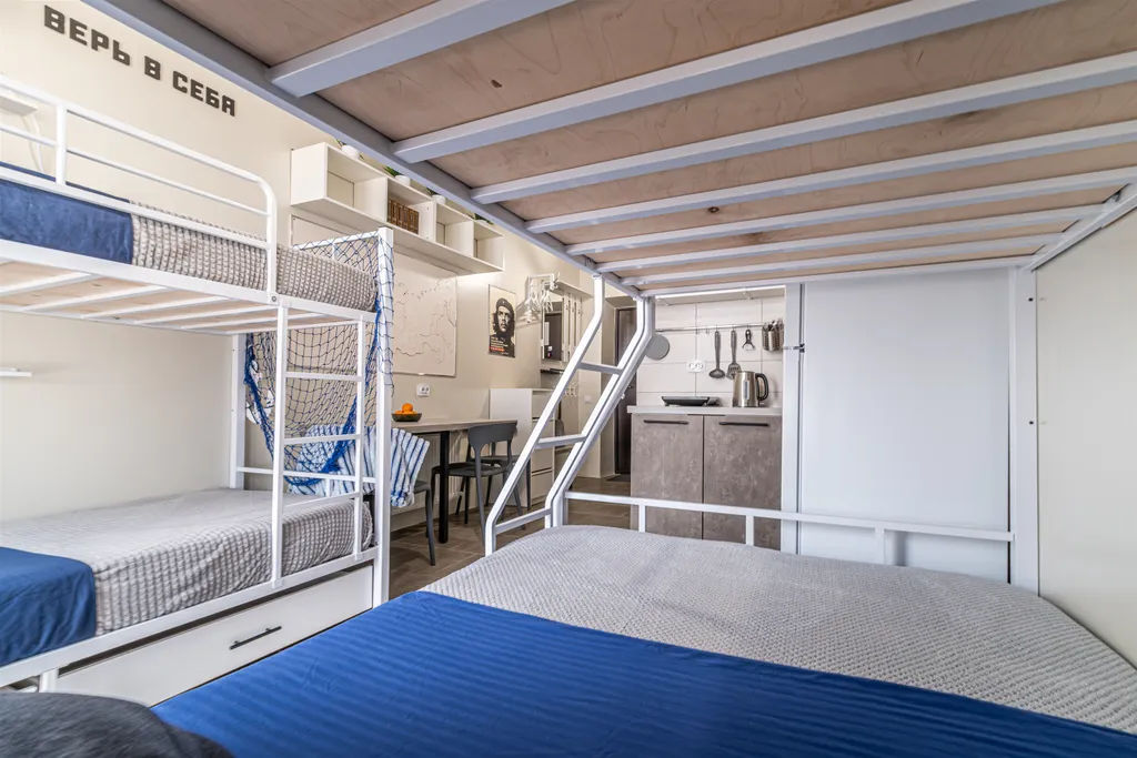 Современная студия в стиле "scandy" (4 спальных места +1). ЖК Гармония