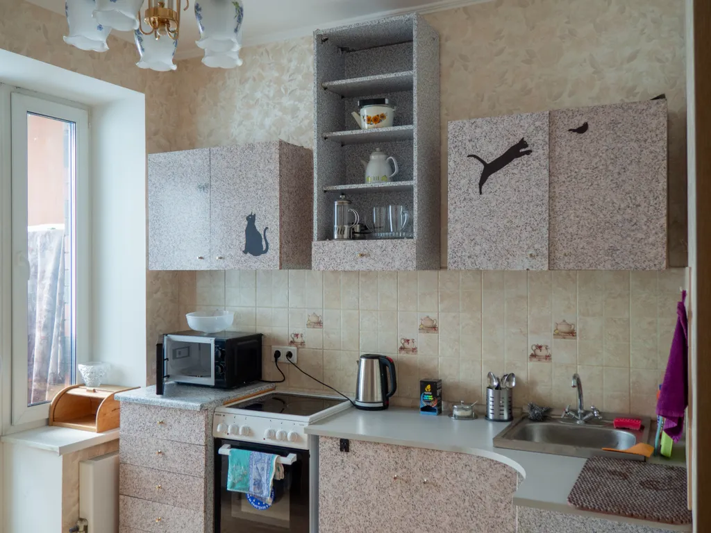 Просторная светлая двухкомнатная квартира в современном доме