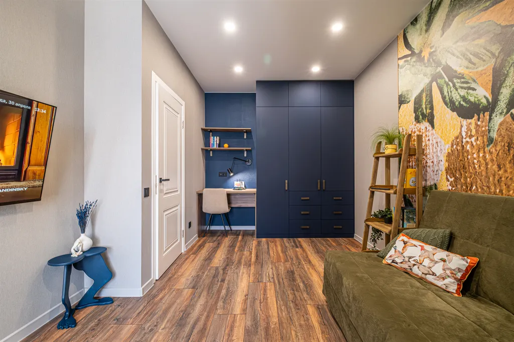 Квартира с уникальным дизайном и творческой концепцией