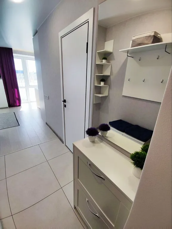 Современная, комфортная квартира-студия в светлых тонах