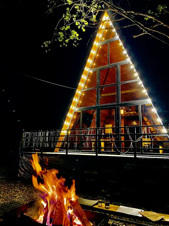 Коттедж Коттедж A-frame №2 в лесу — Архыз