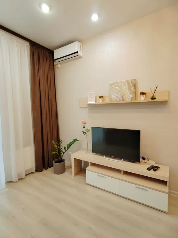 Панорамная квартира на верхнем этаже с видом на город