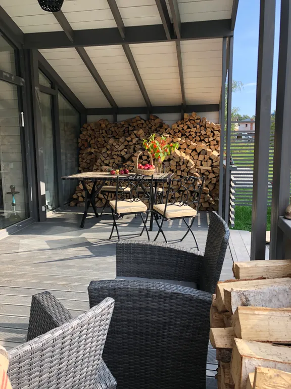 Райское гнёздышко с камином