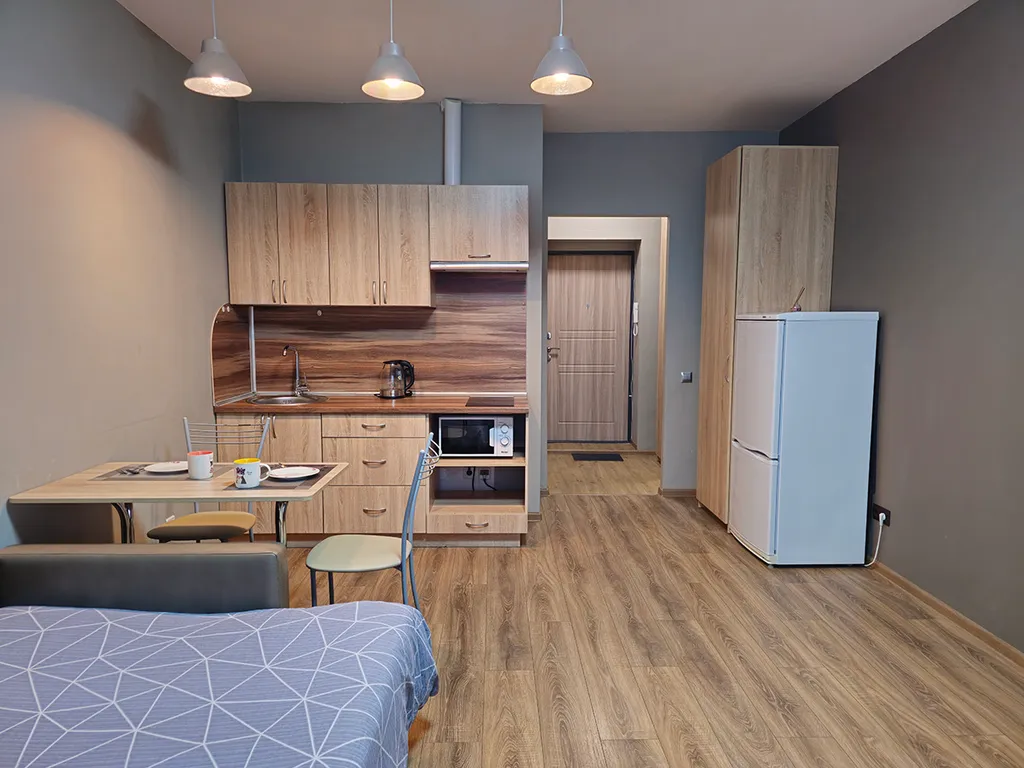 Студия рядом с предприятием Звездочка