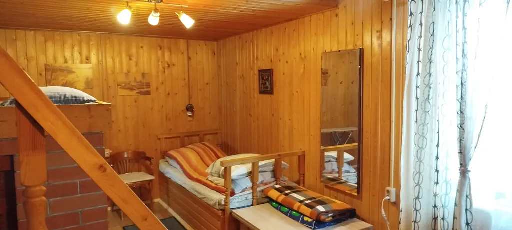 Уютный деревянный дом с мансардой и русской печкой