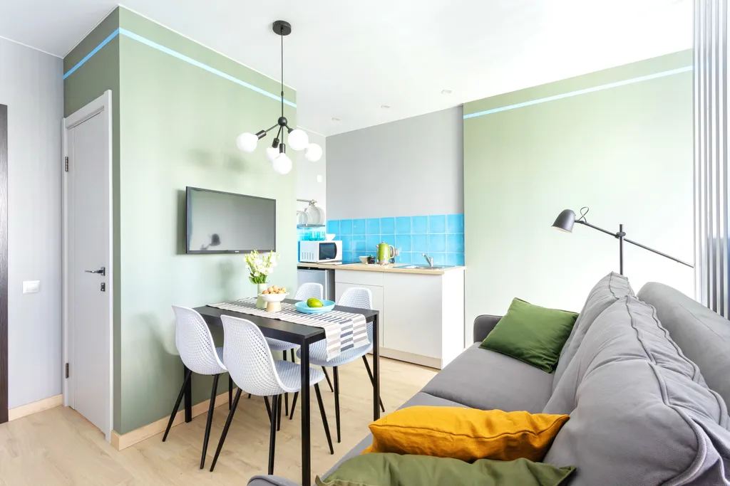 Апартамент с панорамными окнами на 11 этаже