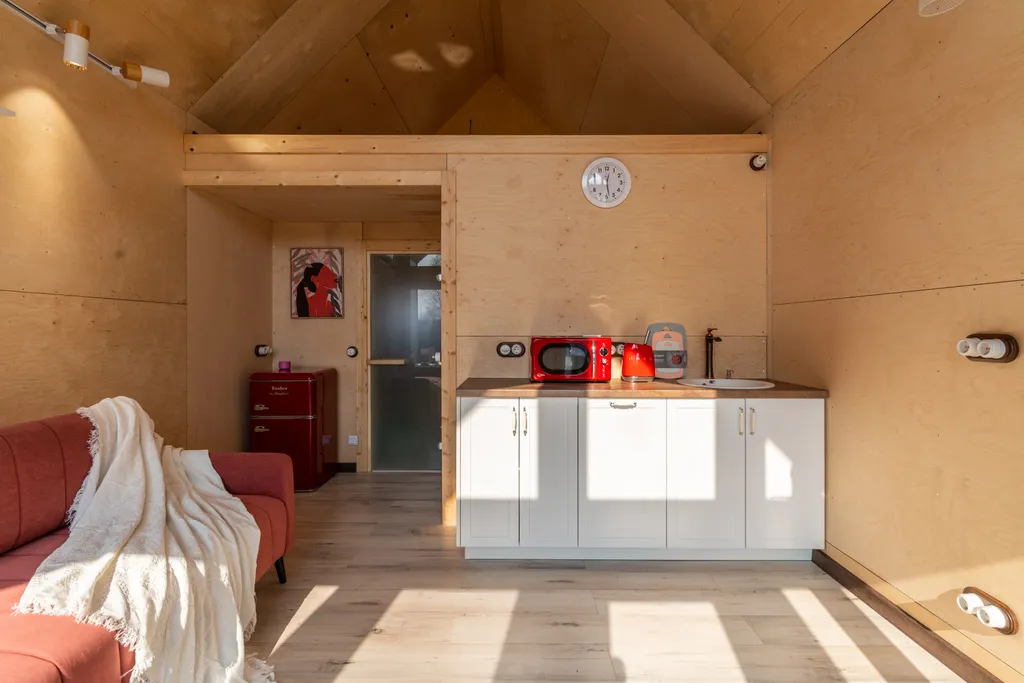 Fanza House - домик с сауной, чаном, камином, проектором и беседкой