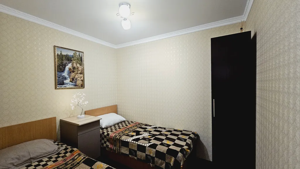 3-комнатная квартира с 2 спальнями в центре