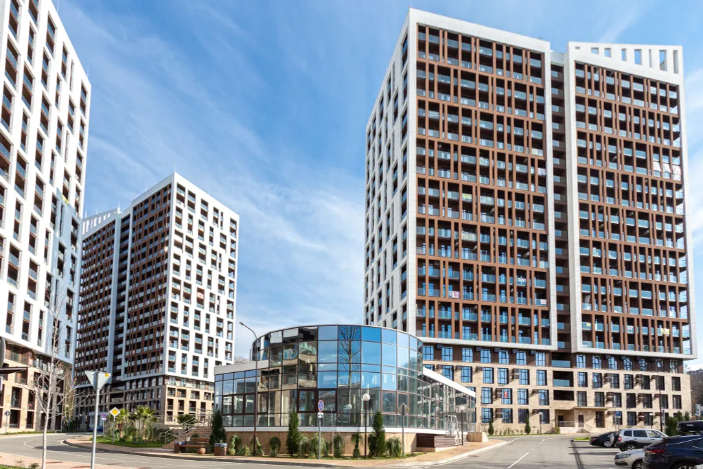 Студия с балконом и видом на лесопарк