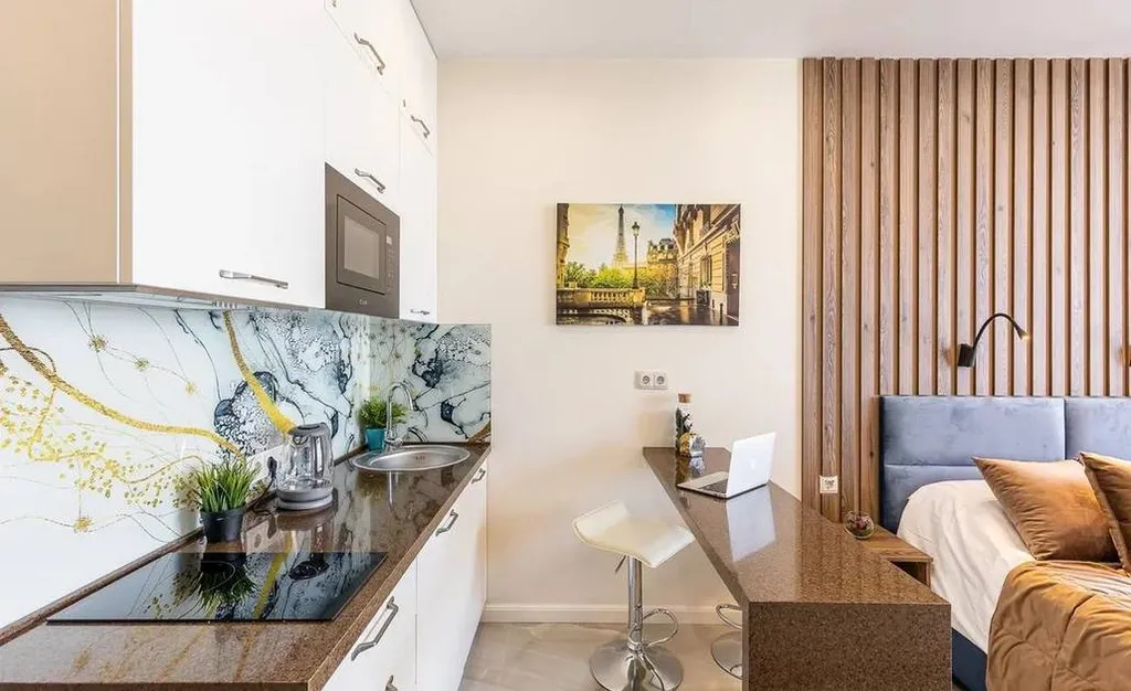 Квартира Квартира Апартамент Sea View Luxe с балконом — Сочи
