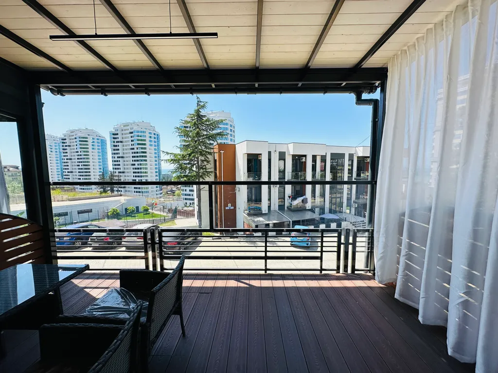 Квартира Квартира Апартамент с бассейном и личной террасой в ЖК Касабланка — Адлер