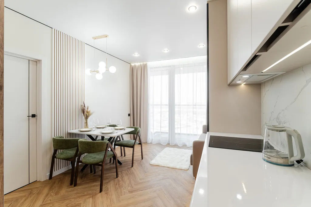 Дизайнерская 1-к квартира с проектором G-Drive Арена