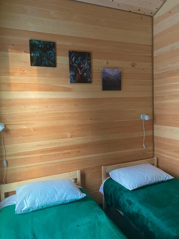 Уютный домик с панорамным видом на лес