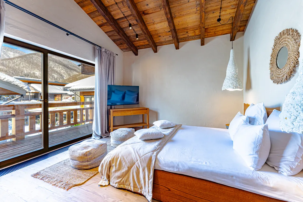 Элитное шале для 12 гостей с джакузи и сауной