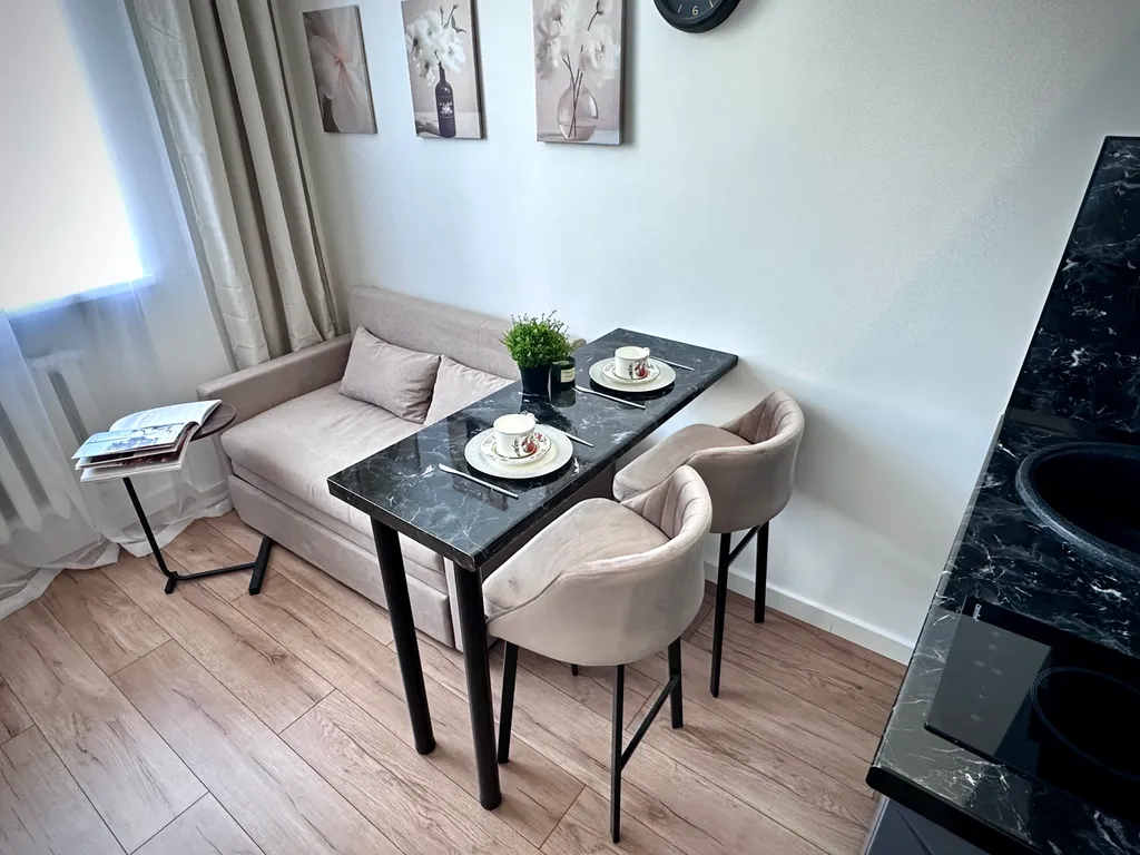 Уютная студия с евроремонтом