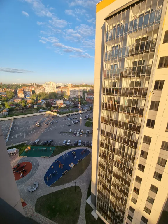 Уютная студия в сердце города на 13 этаже с панорамным видом