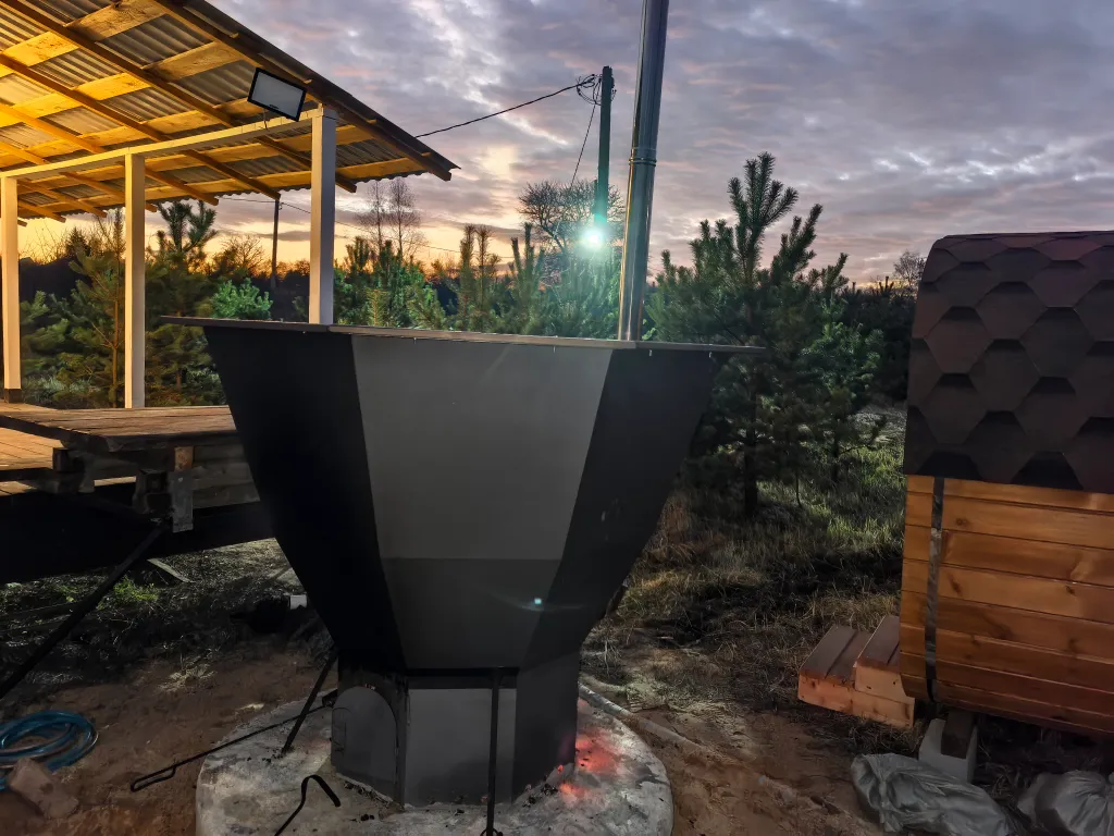 Большой дом с баней и чаном