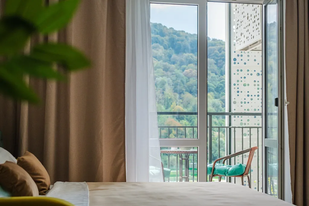 Светлая студия для семьи или компании, до моря 25 минут, парковка