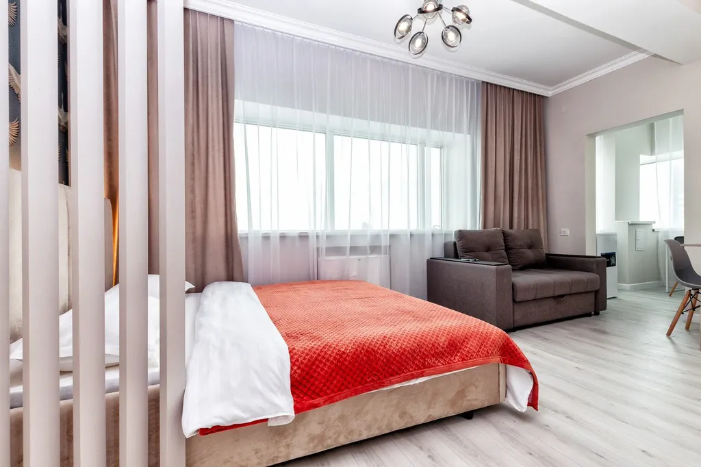 Элитные апартаменты с панорамным видом из окна в самом центре столицы